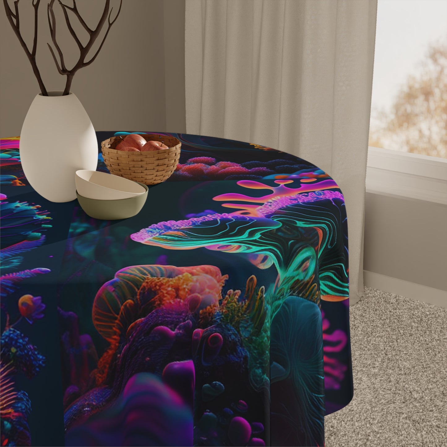 Tablecloth Macro Coral Reef 5