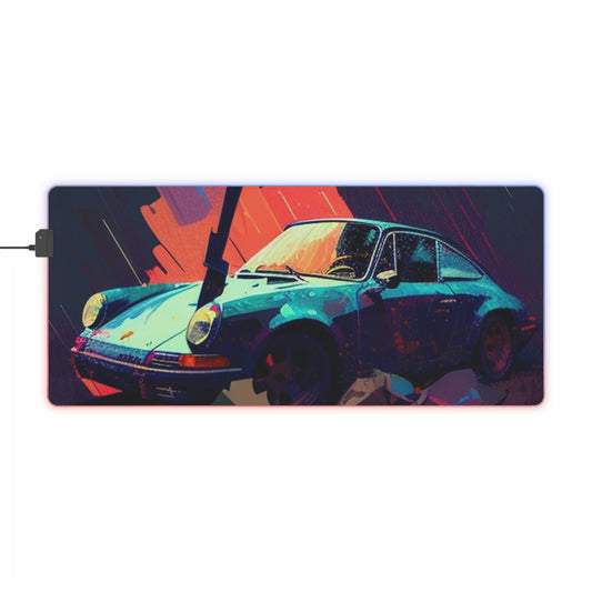 LED Gaming Mouse Pad Porsche Abstract 2
