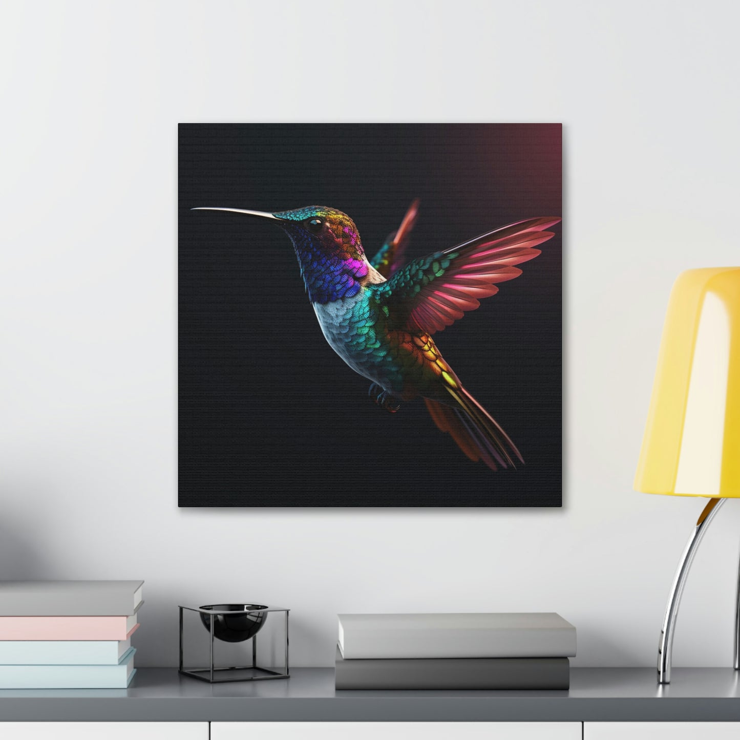 colorful hummingbird real look