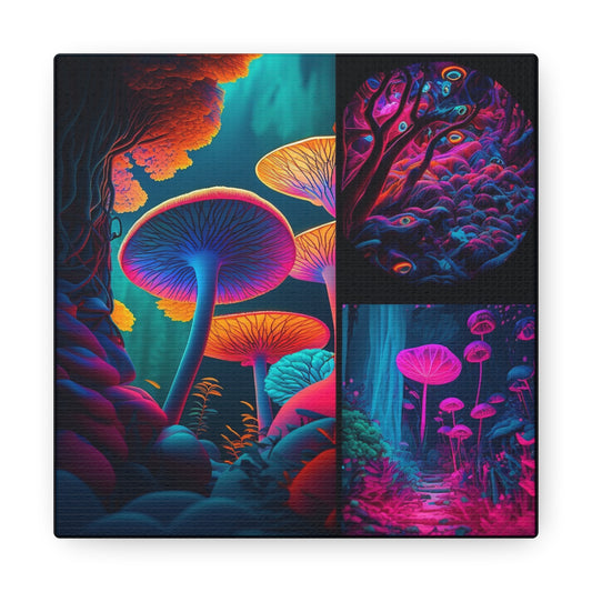 Canvas Gallery Wraps Macro Reef Florescent 2