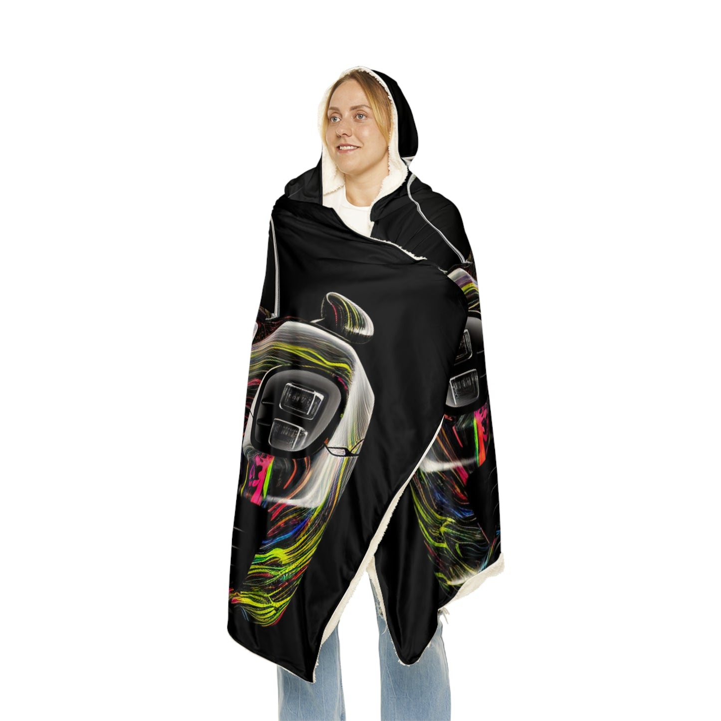 Snuggle Hooded Blanket Porsche Line 3