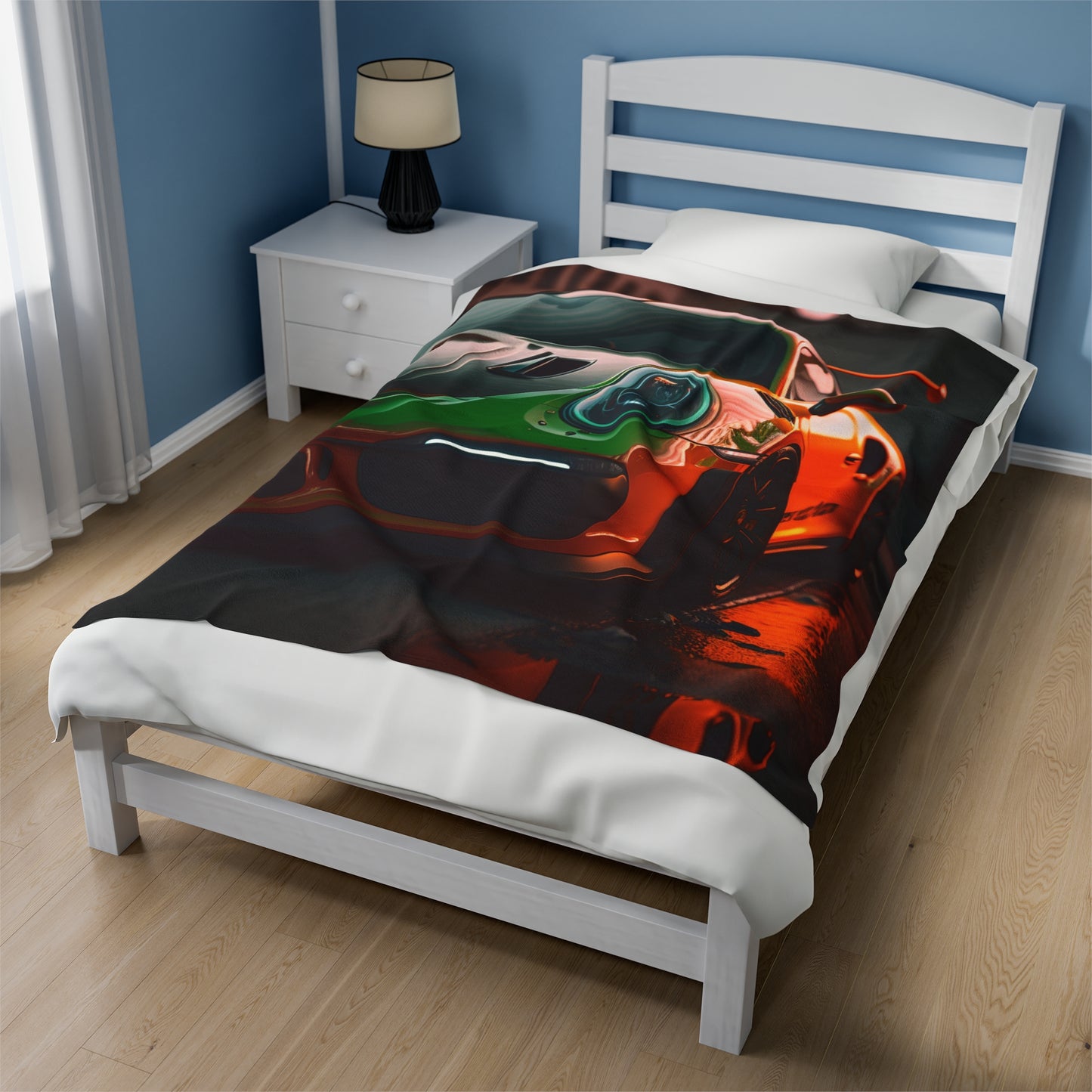 Velveteen Plush Blanket porsche 911 gt3 2