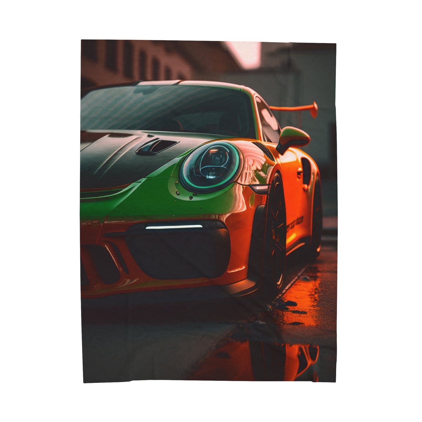 Velveteen Plush Blanket porsche 911 gt3 2