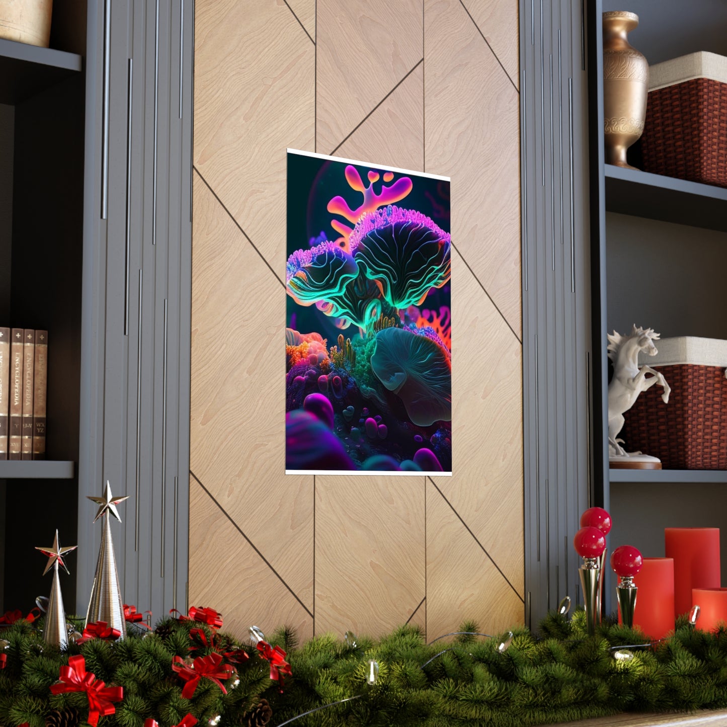 Premium Matte Vertical Posters Macro Coral Reef 4