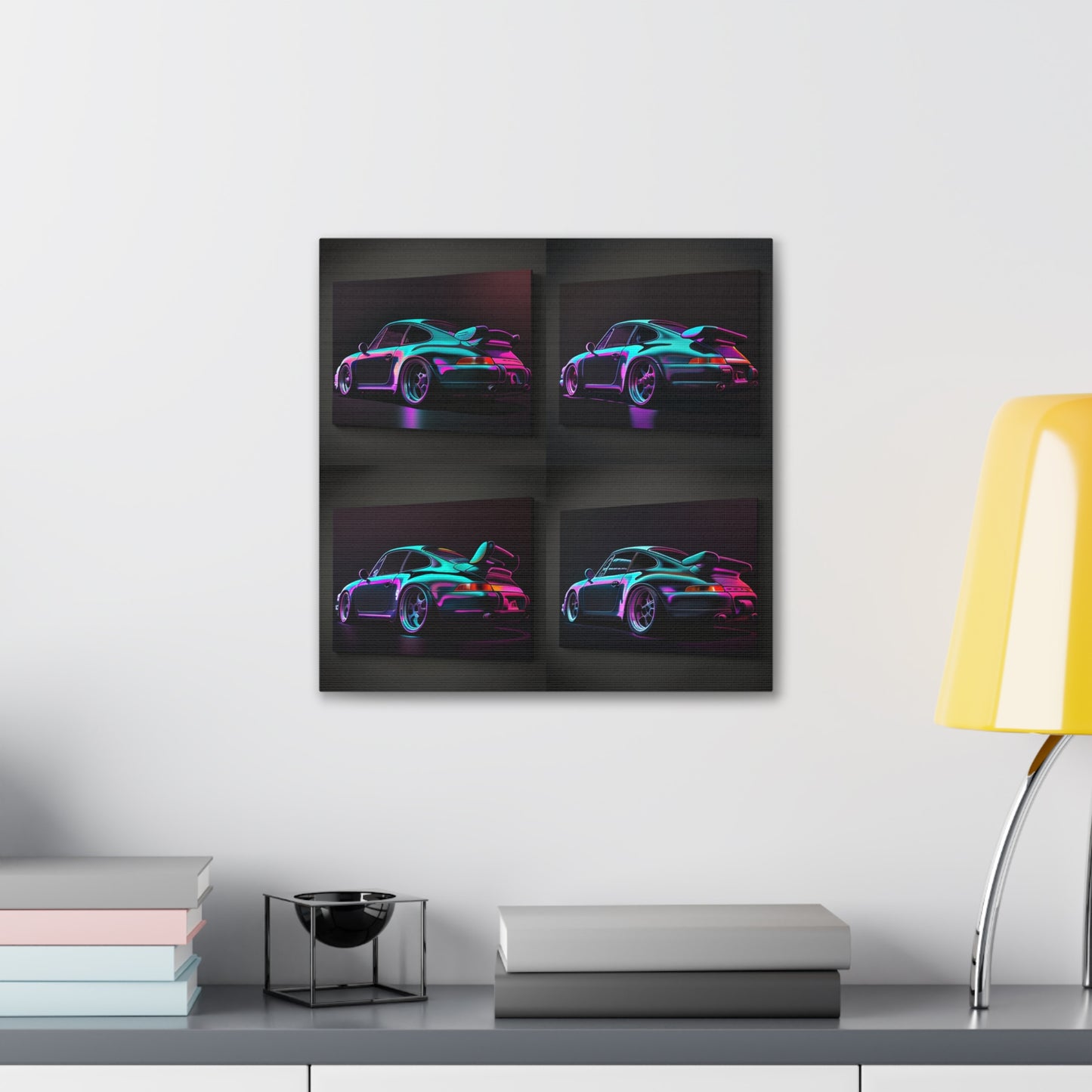 Canvas Gallery Wraps Porsche Purple 4 Pack