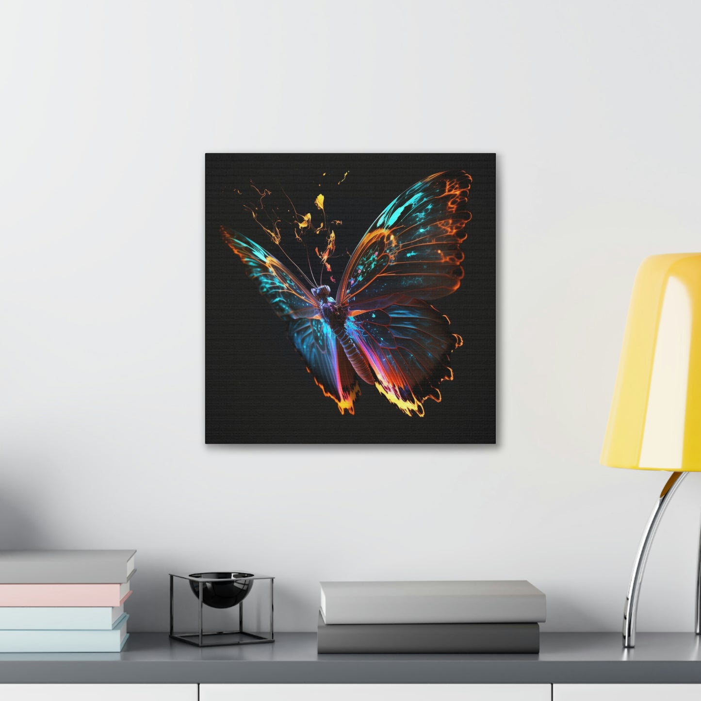 Butterfly glow neon