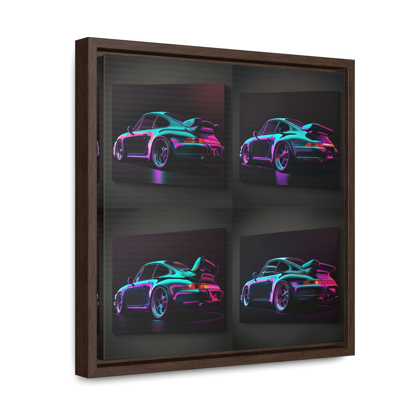 Gallery Canvas Wraps, Square Frame Porsche Purple 5