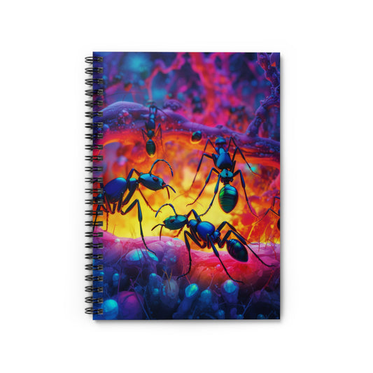 Spiral Notebook - Ruled Line Ants Home 3