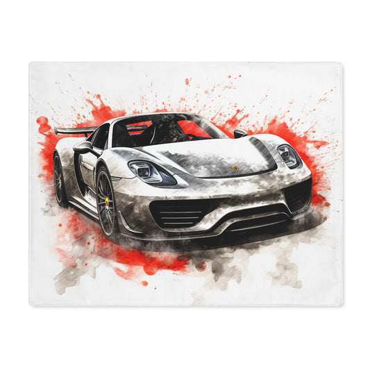 Placemat, 1pc 918 Spyder white background driving fast with water splashing 4