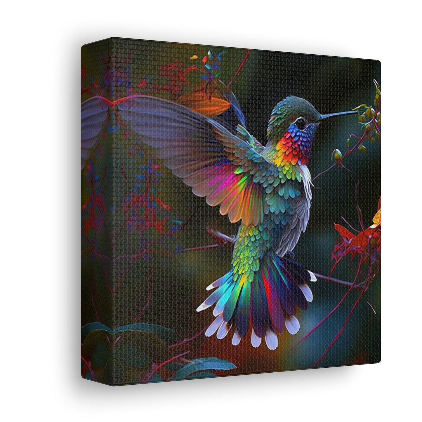 colorful hummingbird bright