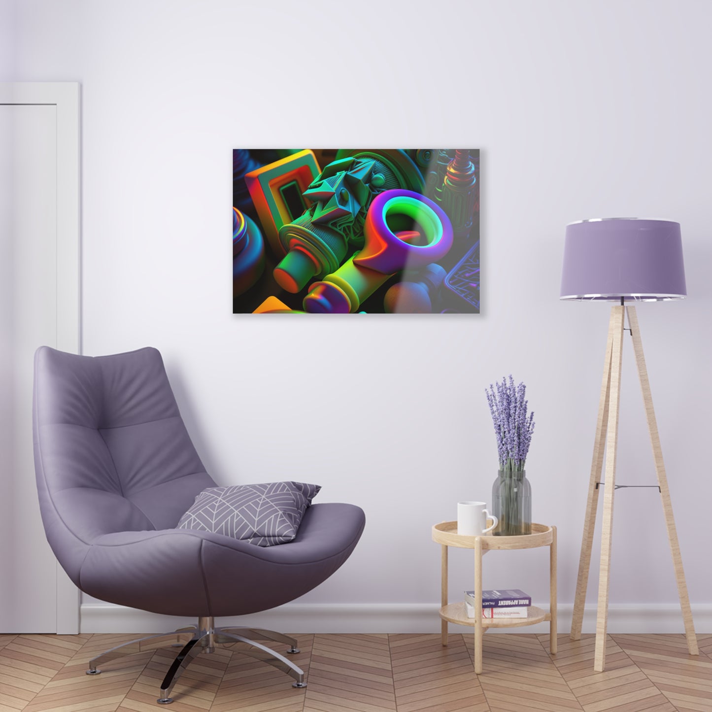 Acrylic Prints Neon Glow 2