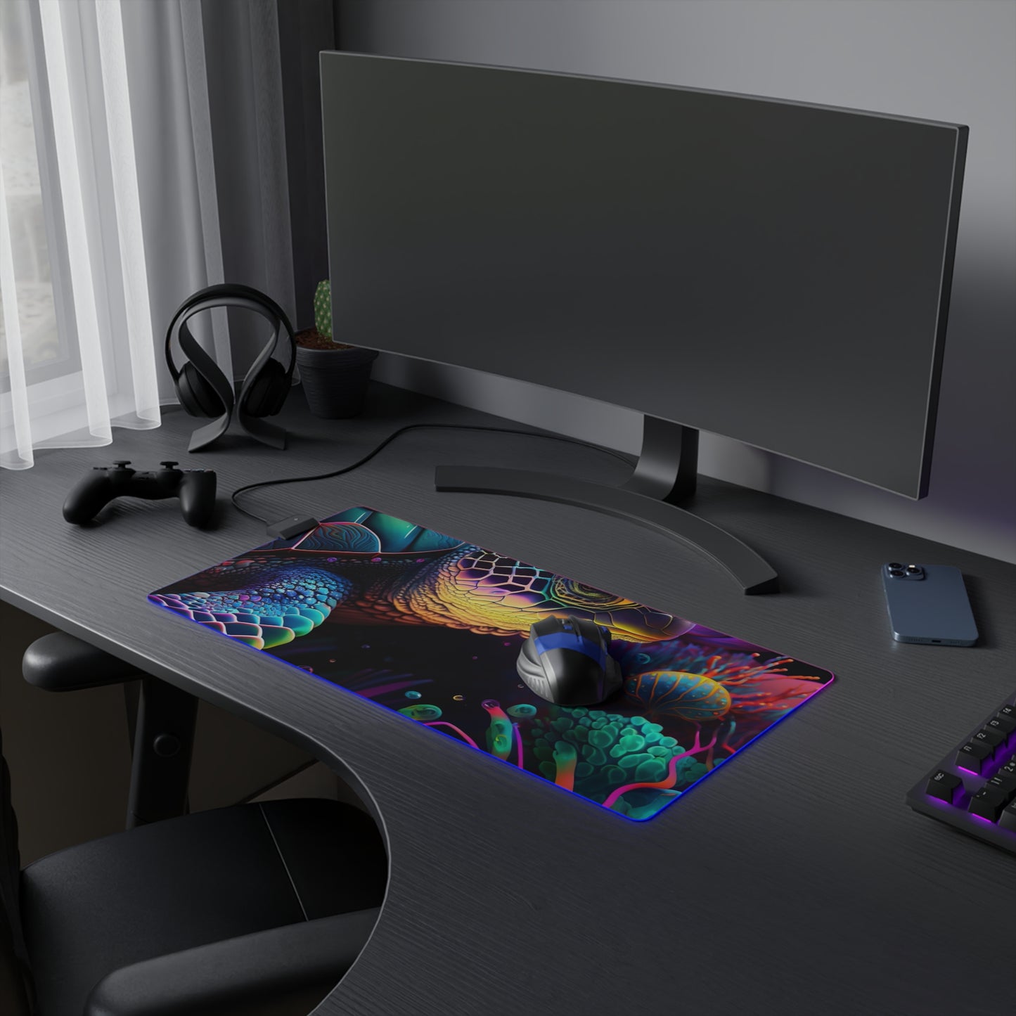 LED Gaming Mouse Pad Macro Sea Life 4