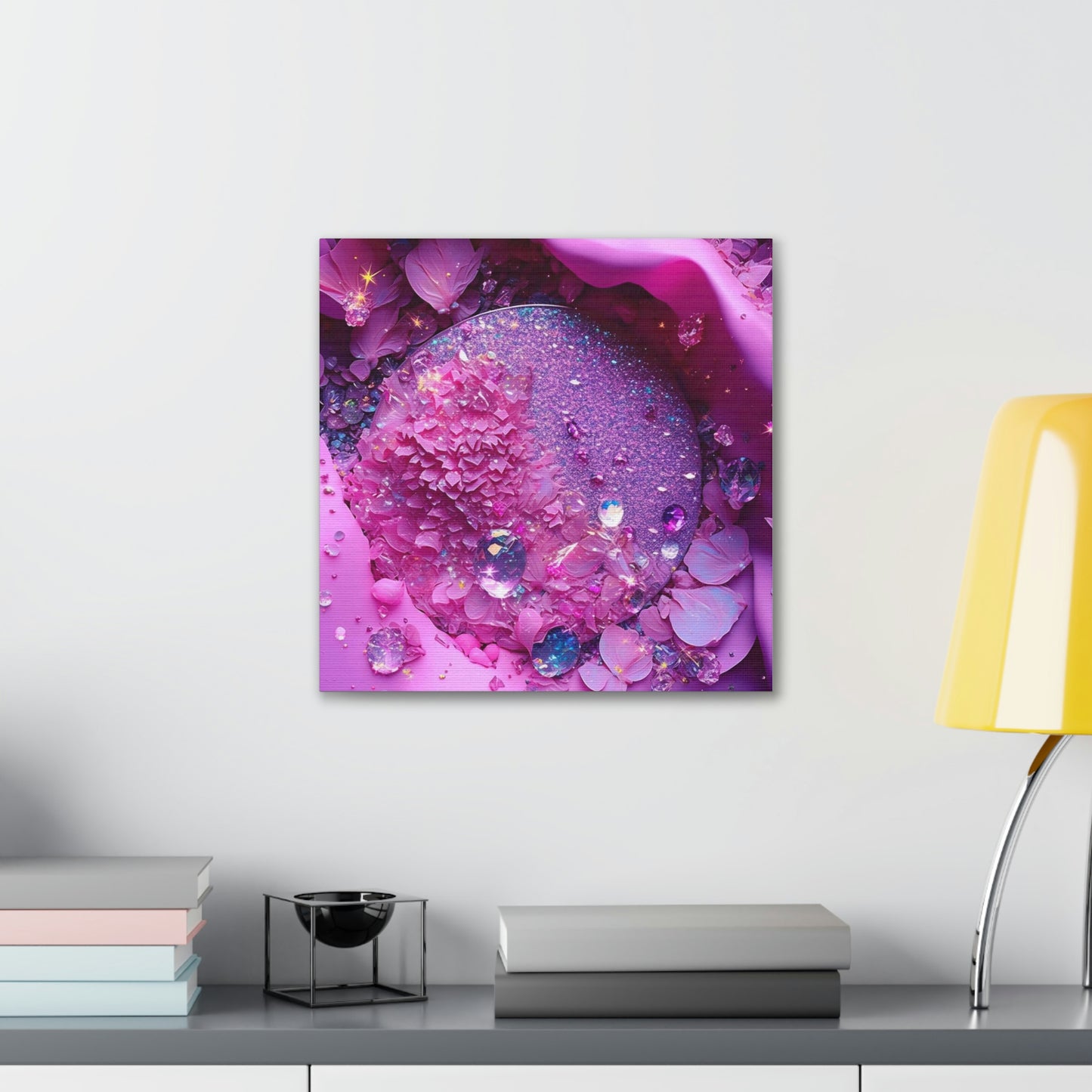 Pink Dimond Power rose abstract