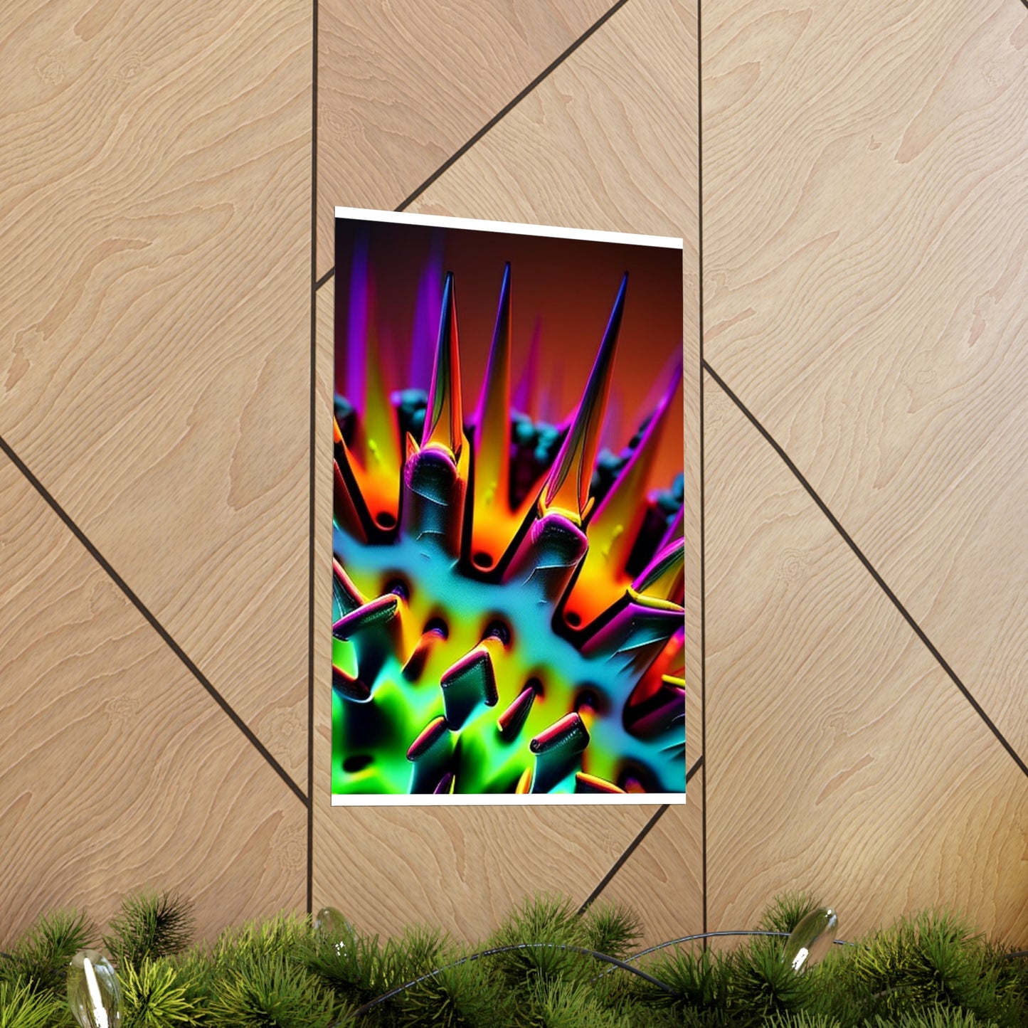 posters  Macro Neon Spike 4