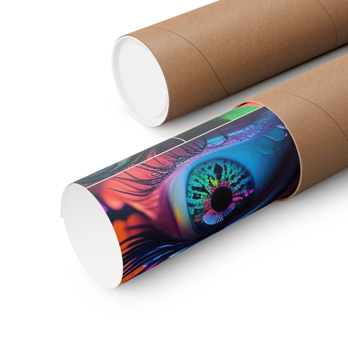 Premium Matte Vertical Posters Neon Florescent Glow 3