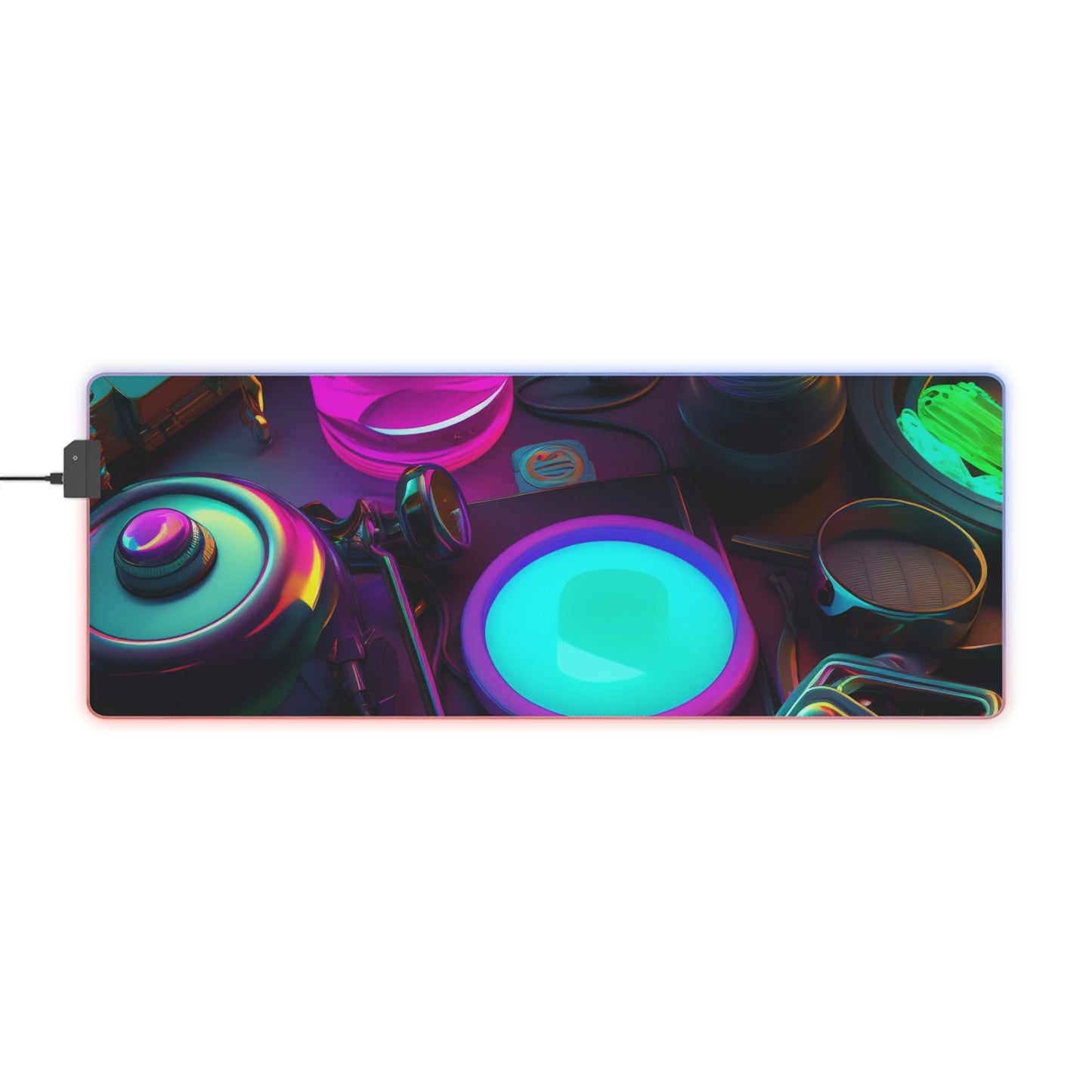 LED Gaming Mouse Pad Neon Glow 4