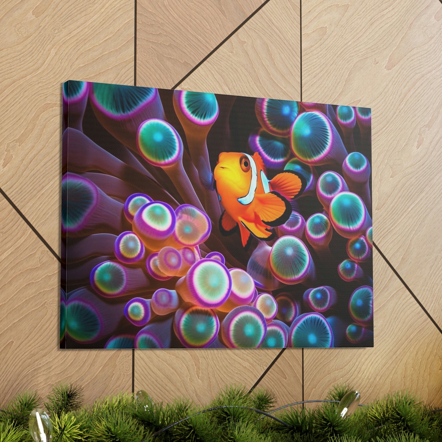 Canvas Gallery Wraps Ocean Anemone 3