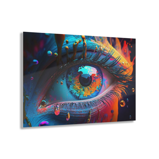 Acrylic Prints Macro Eye Photo 1