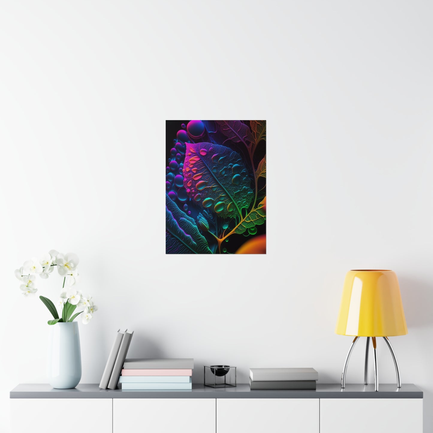 Premium Matte Vertical Posters Macro Reef Florescent 4