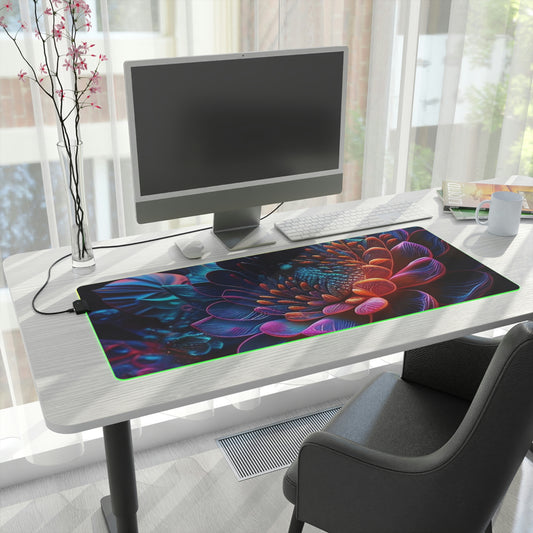 LED Gaming Mouse Pad Neon Florescent Glow 4