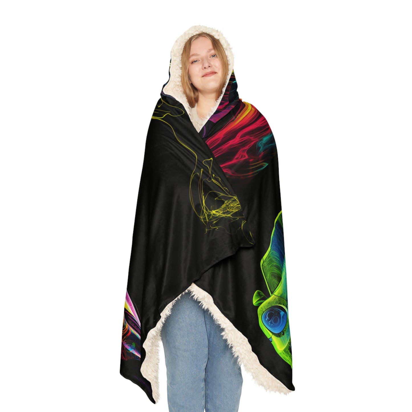 Snuggle Hooded Blanket Porsche Flair 5