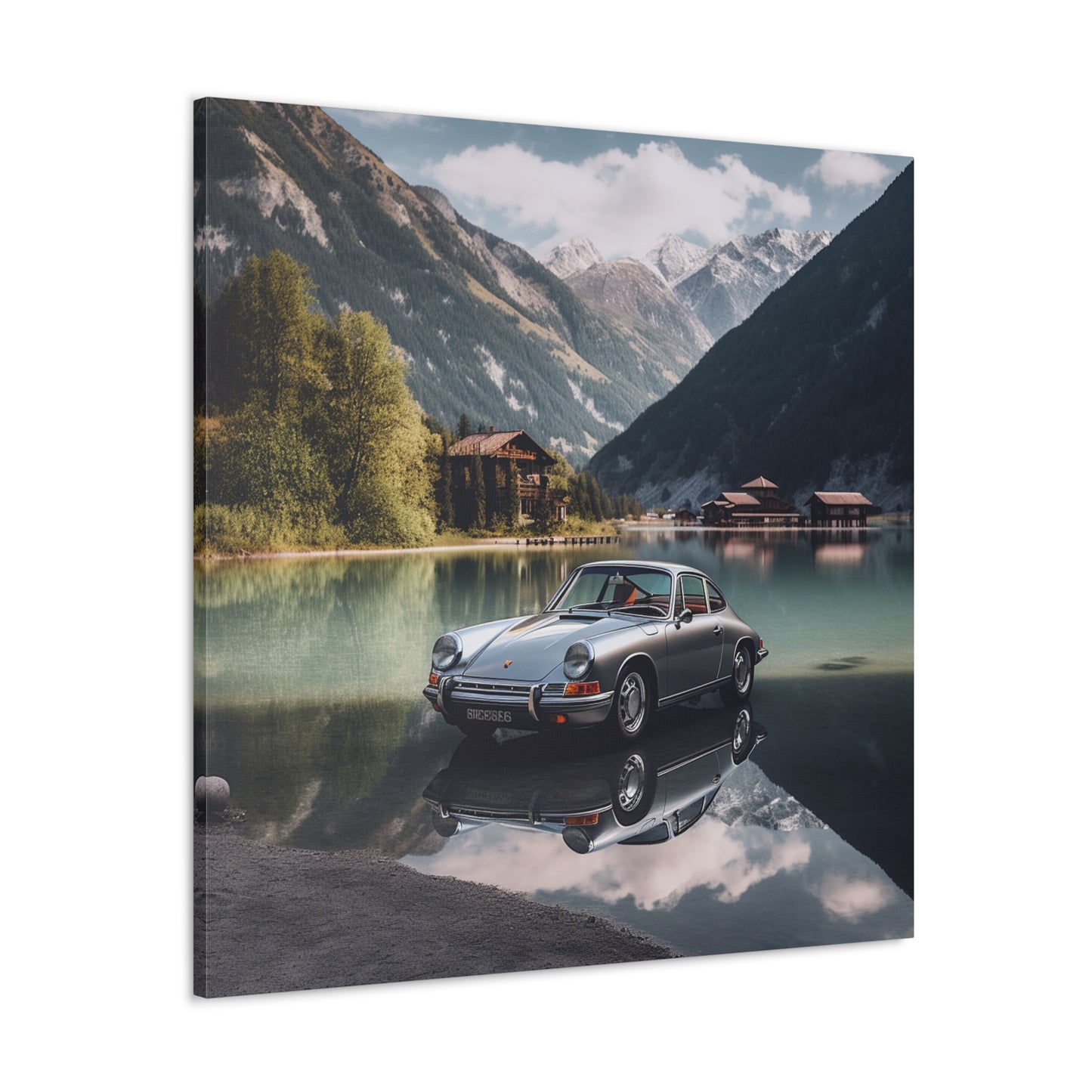 Canvas Gallery Wraps Porsche Lake 2