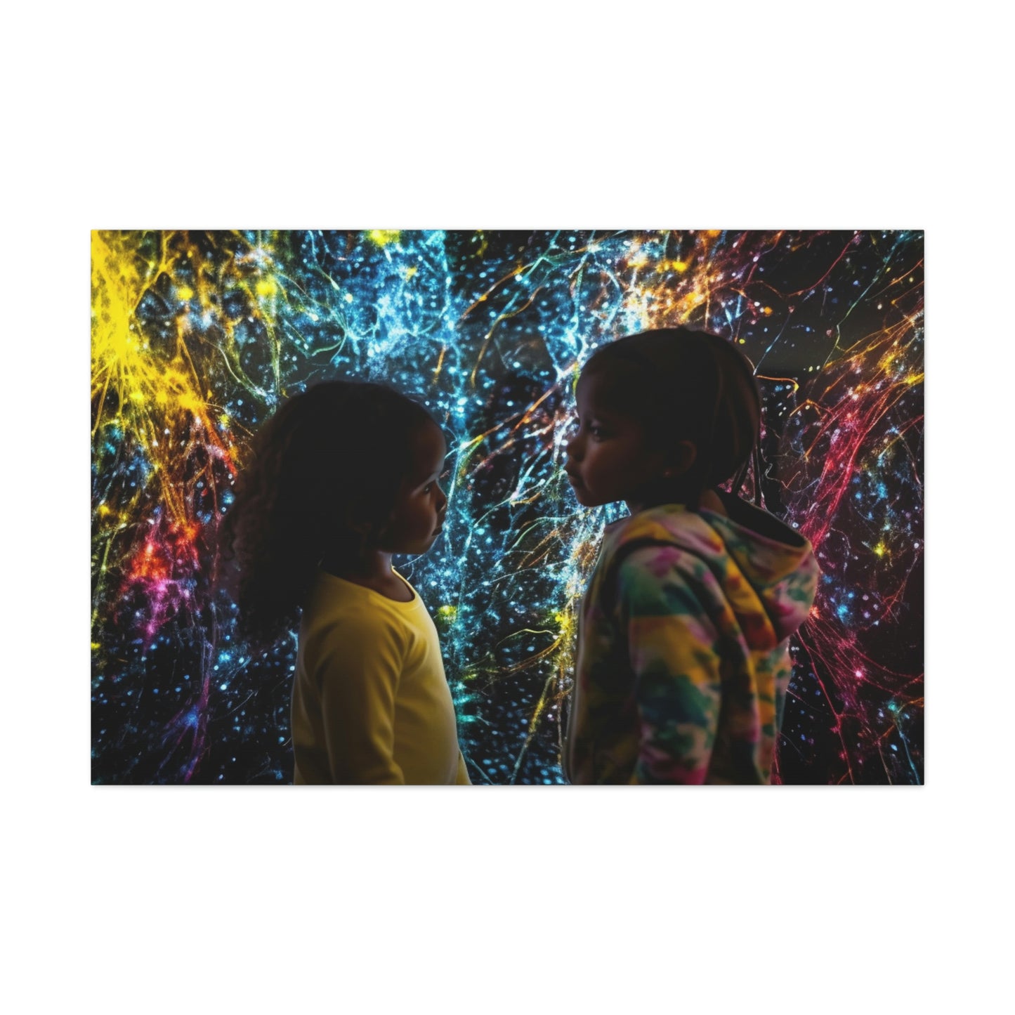 Canvas Gallery Wraps Kid Color Rain 2