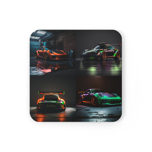 Cork Back Coaster Porsche Color 5
