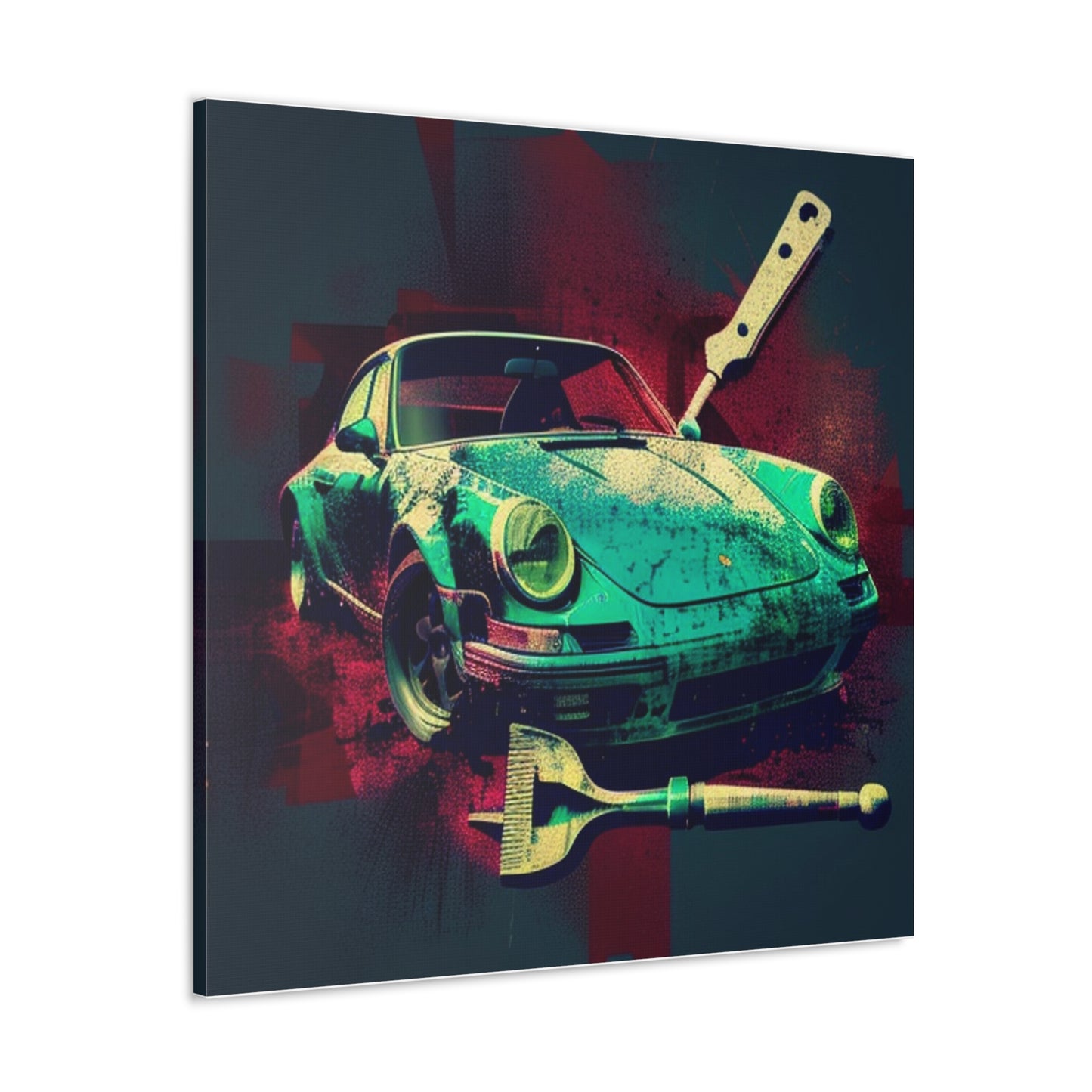 Canvas Gallery Wraps Porsche Abstract 4