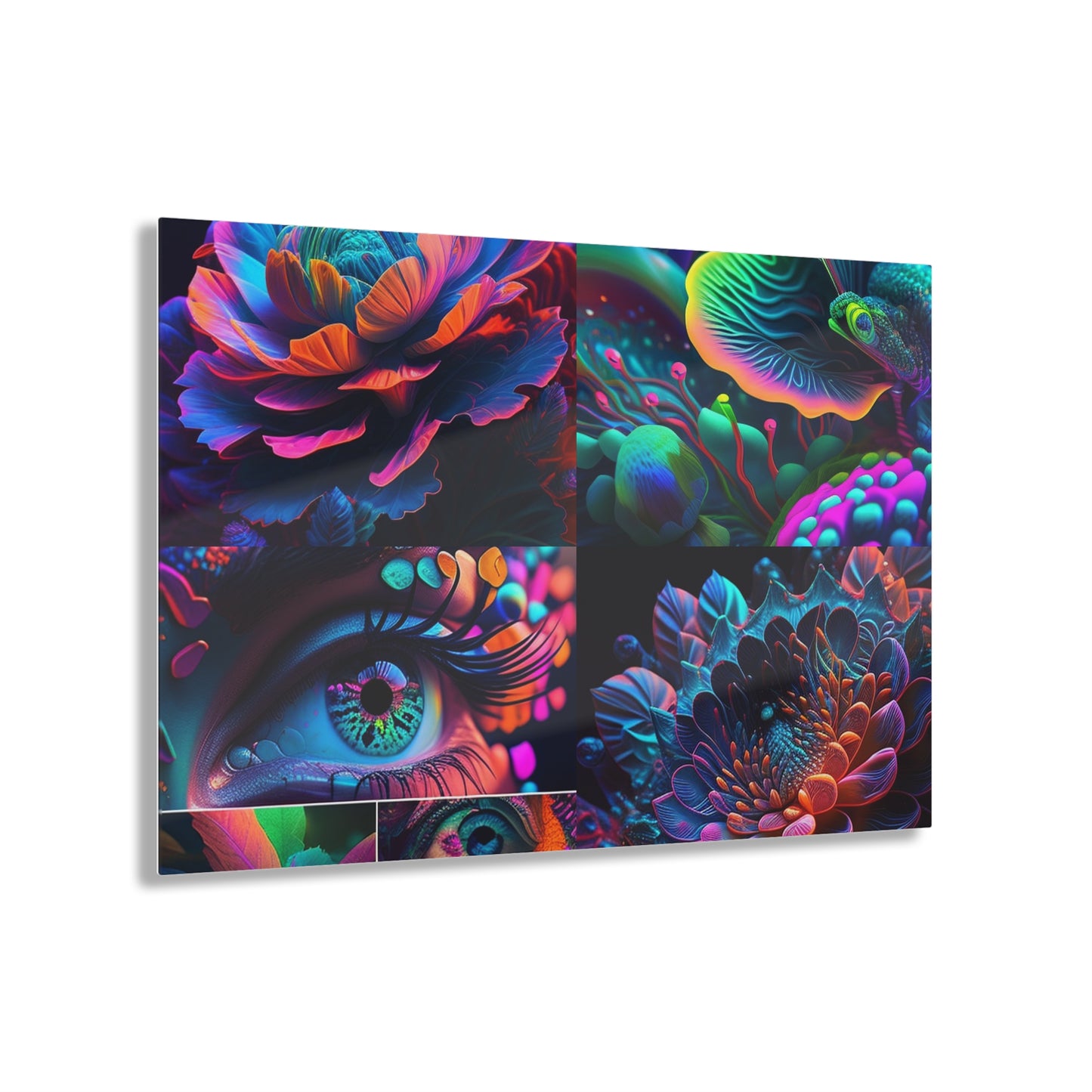 Acrylic Prints Neon Florescent Glow