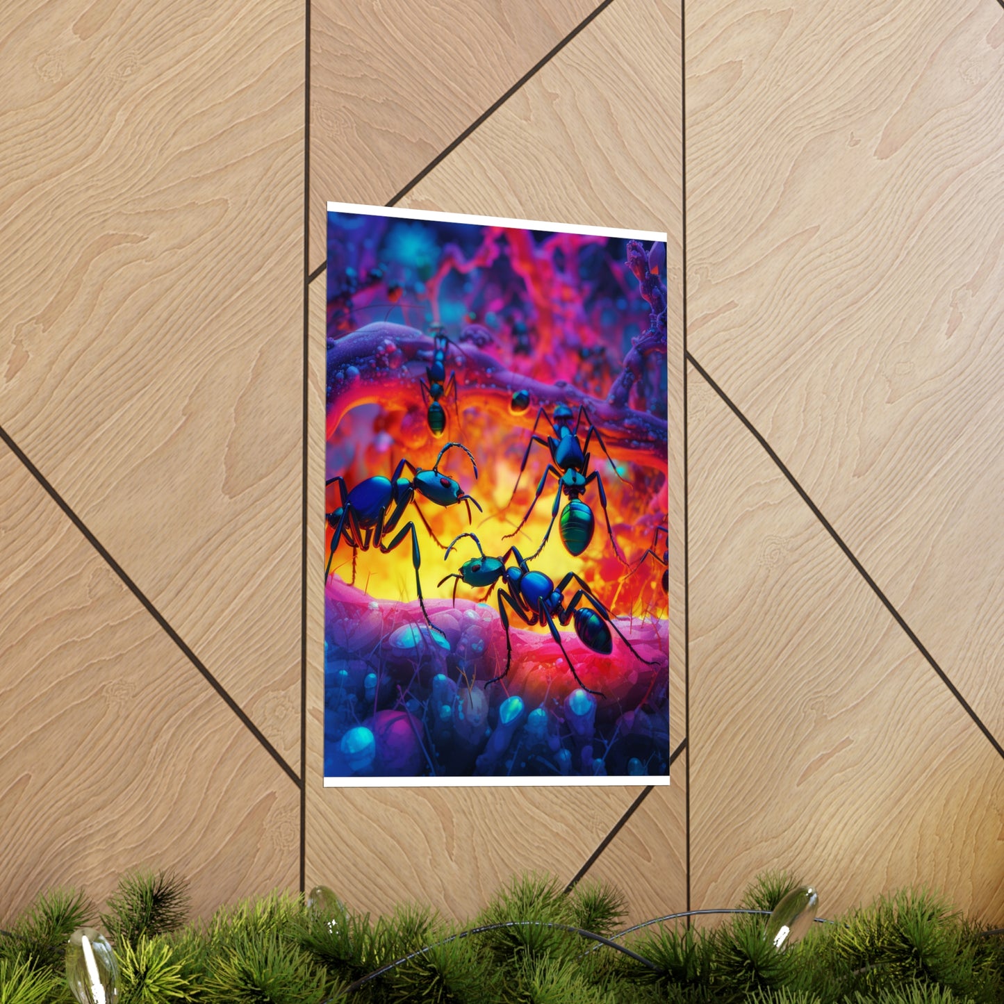 Premium Matte Vertical Posters Ants Home 3