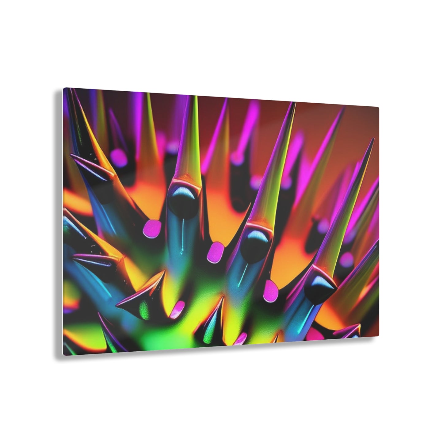 Acrylic Prints Macro Neon Spike 1