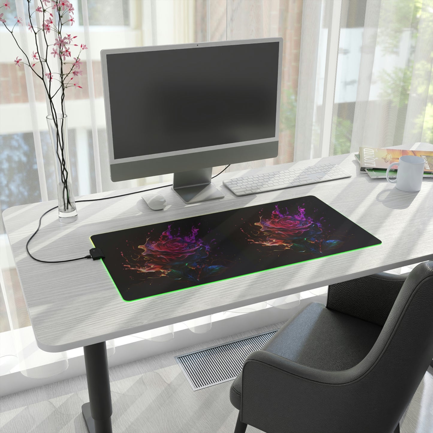LED Gaming Mouse Pad Florescent Explosion 2