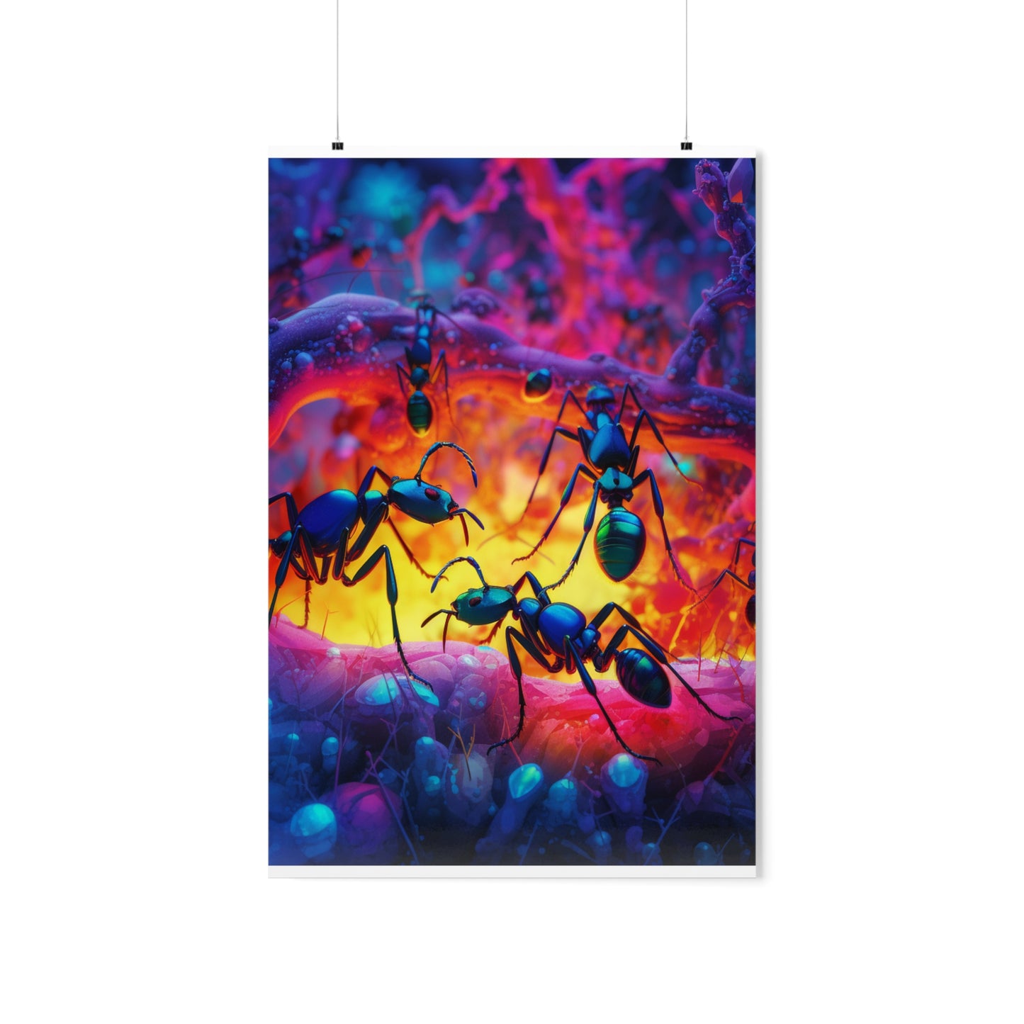 Premium Matte Vertical Posters Ants Home 3