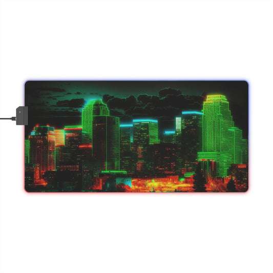 LED Gaming Mouse Pad Neon Denver 3