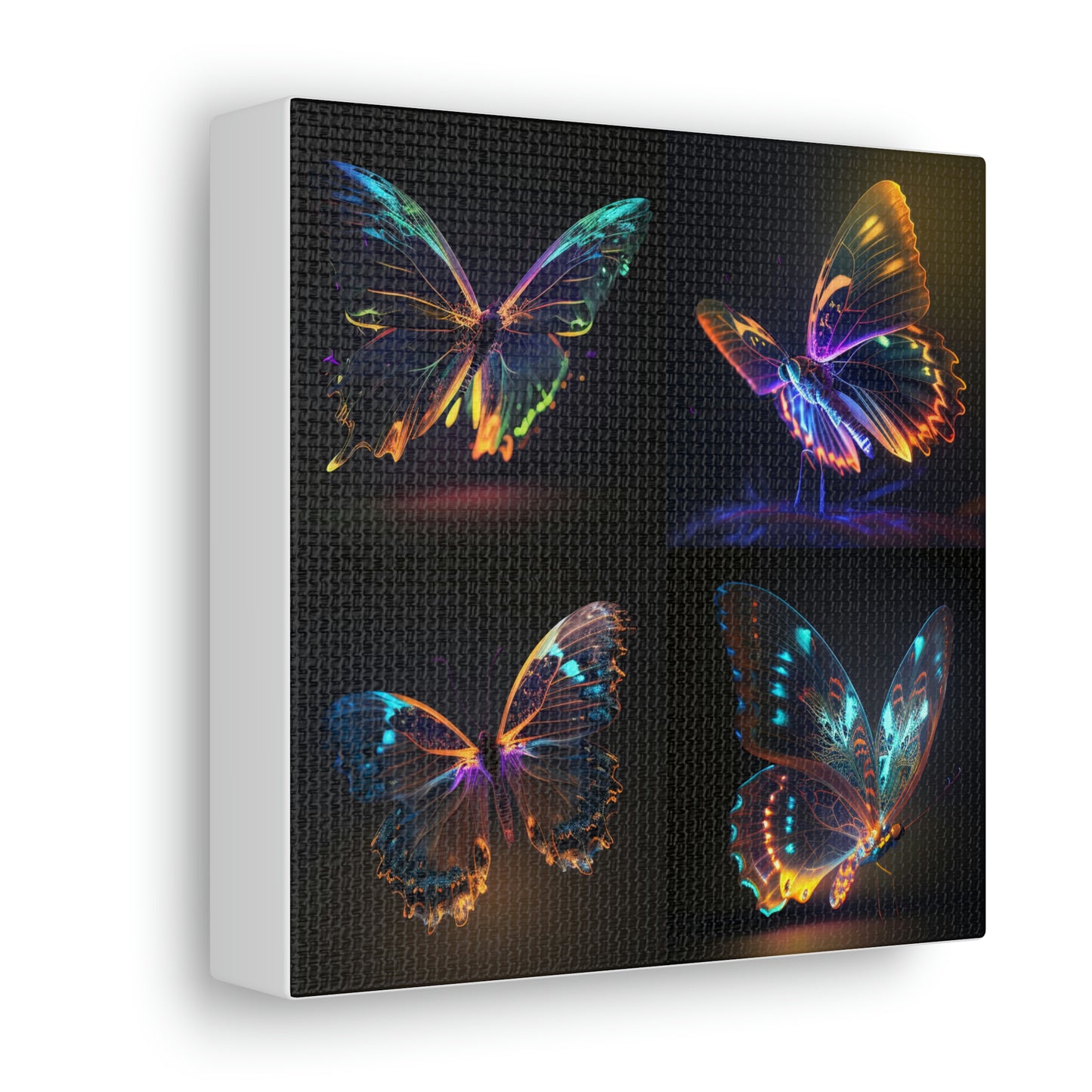 butterfly neon glow