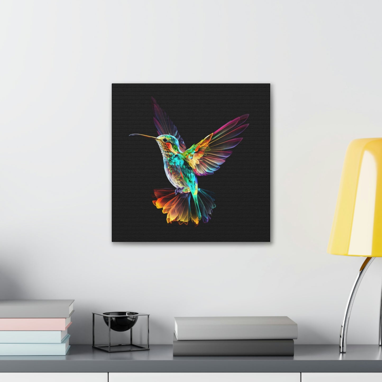 Hummingbird florescent glow