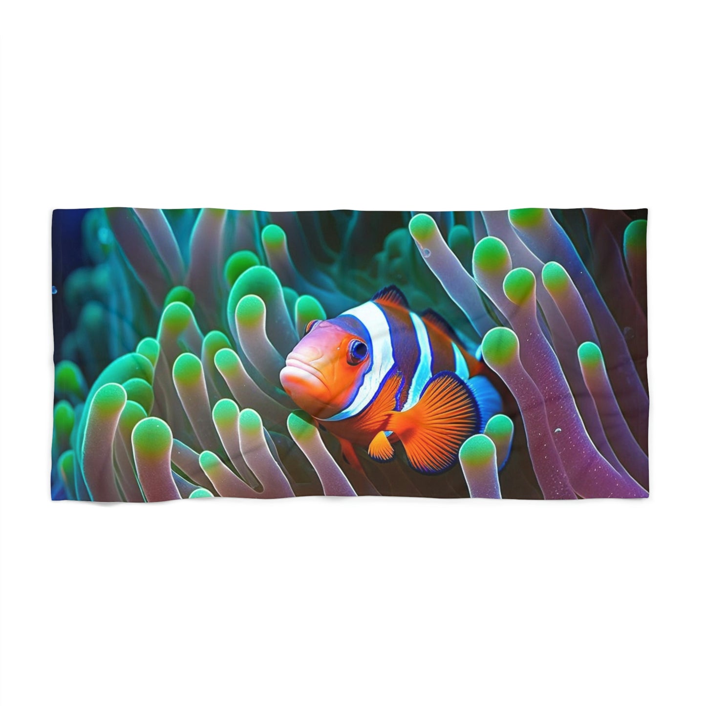 Beach Towel Clownfish Anemone 4