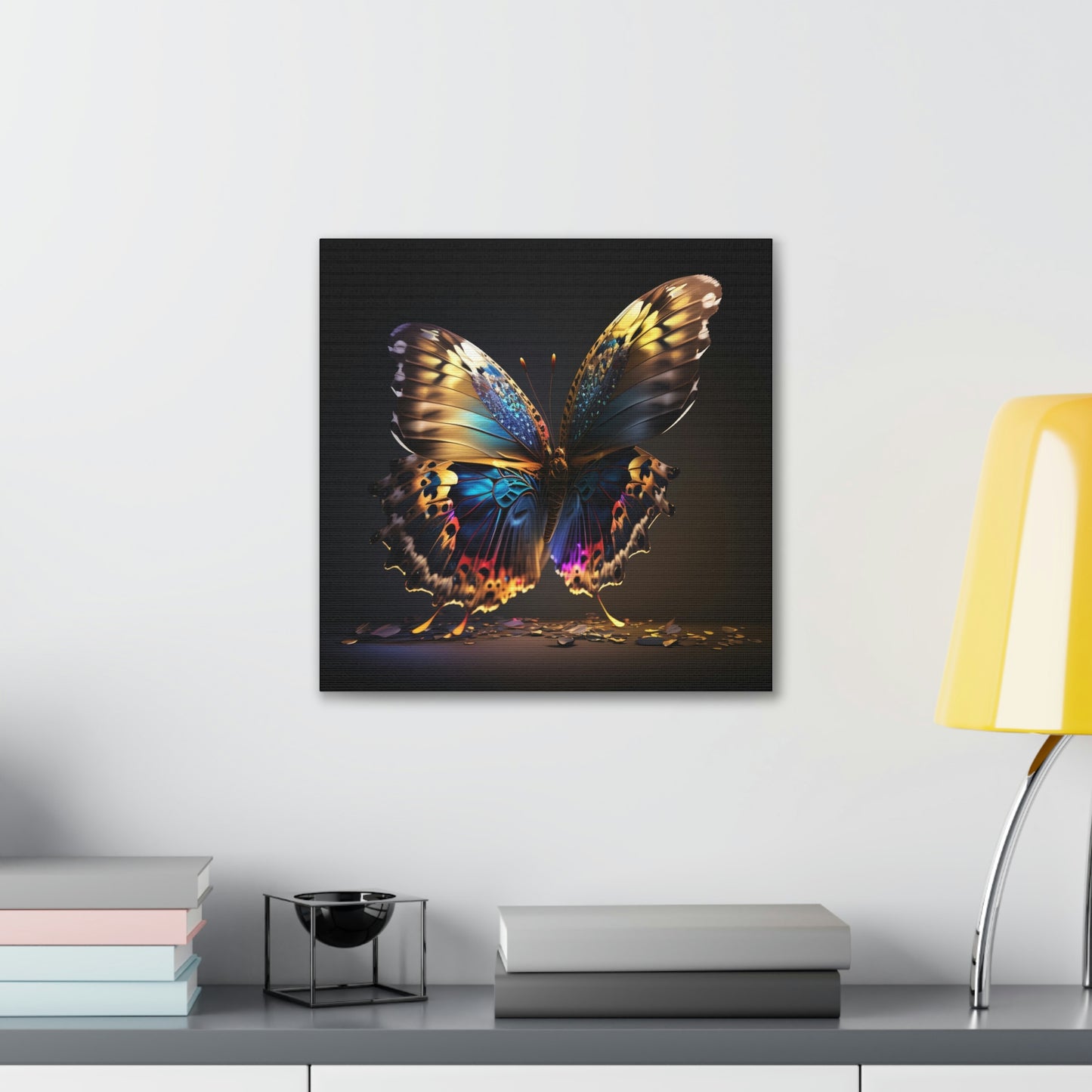 butterfly florescent glow
