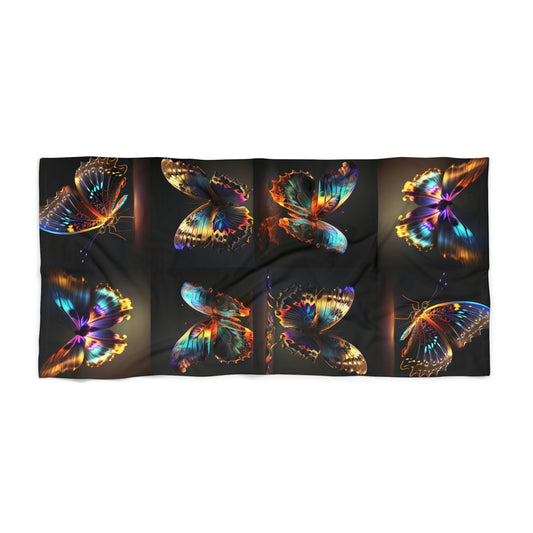Beach Towel Colorful Butterfly Fluttering 4 Pack