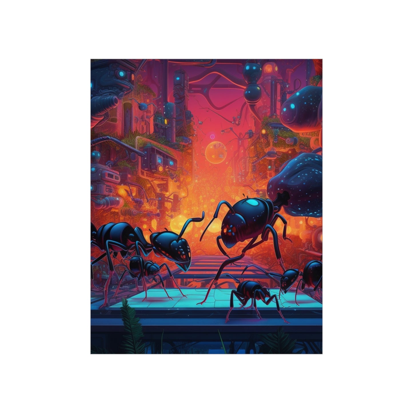 Premium Matte Vertical Posters Ants Home 2