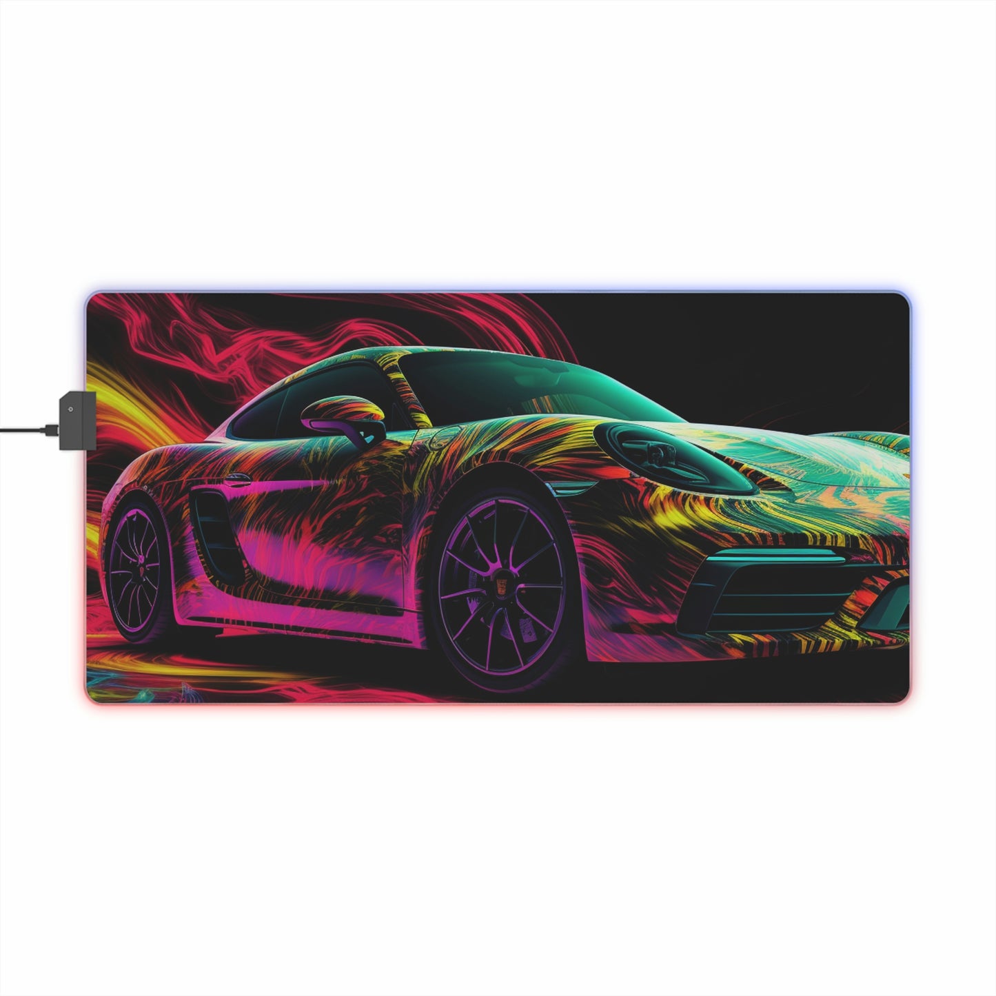 LED Gaming Mouse Pad Porsche Flair 1