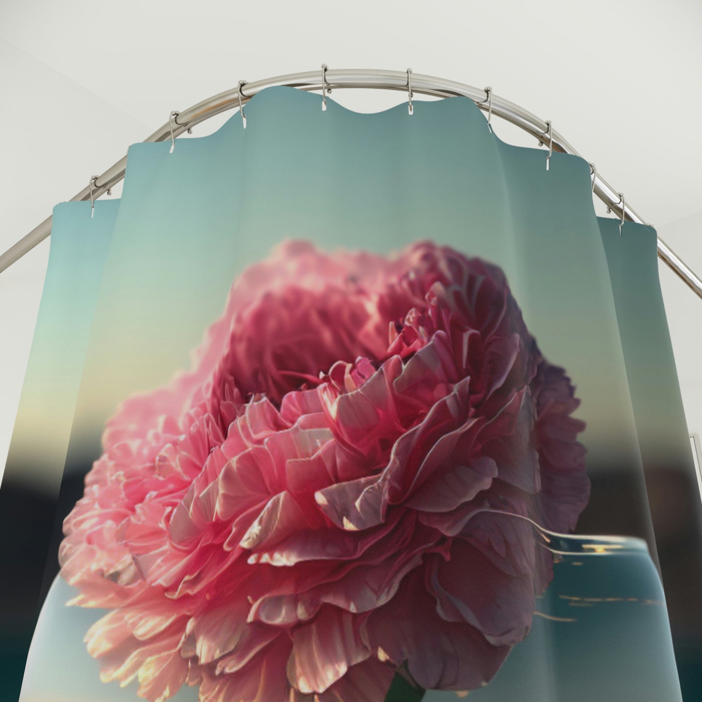 Polyester Shower Curtain Carnation the 1