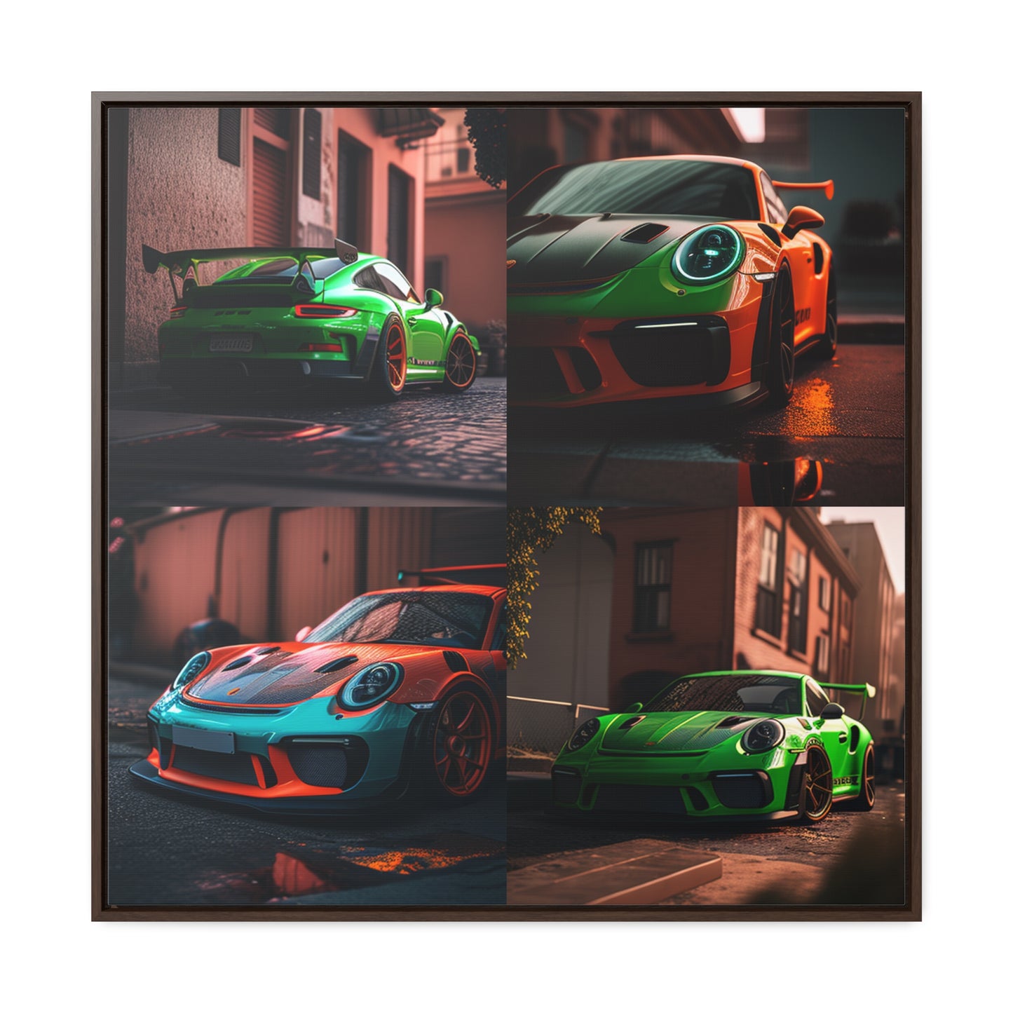 Gallery Canvas Wraps, Square Frame porsche 911 gt3 5