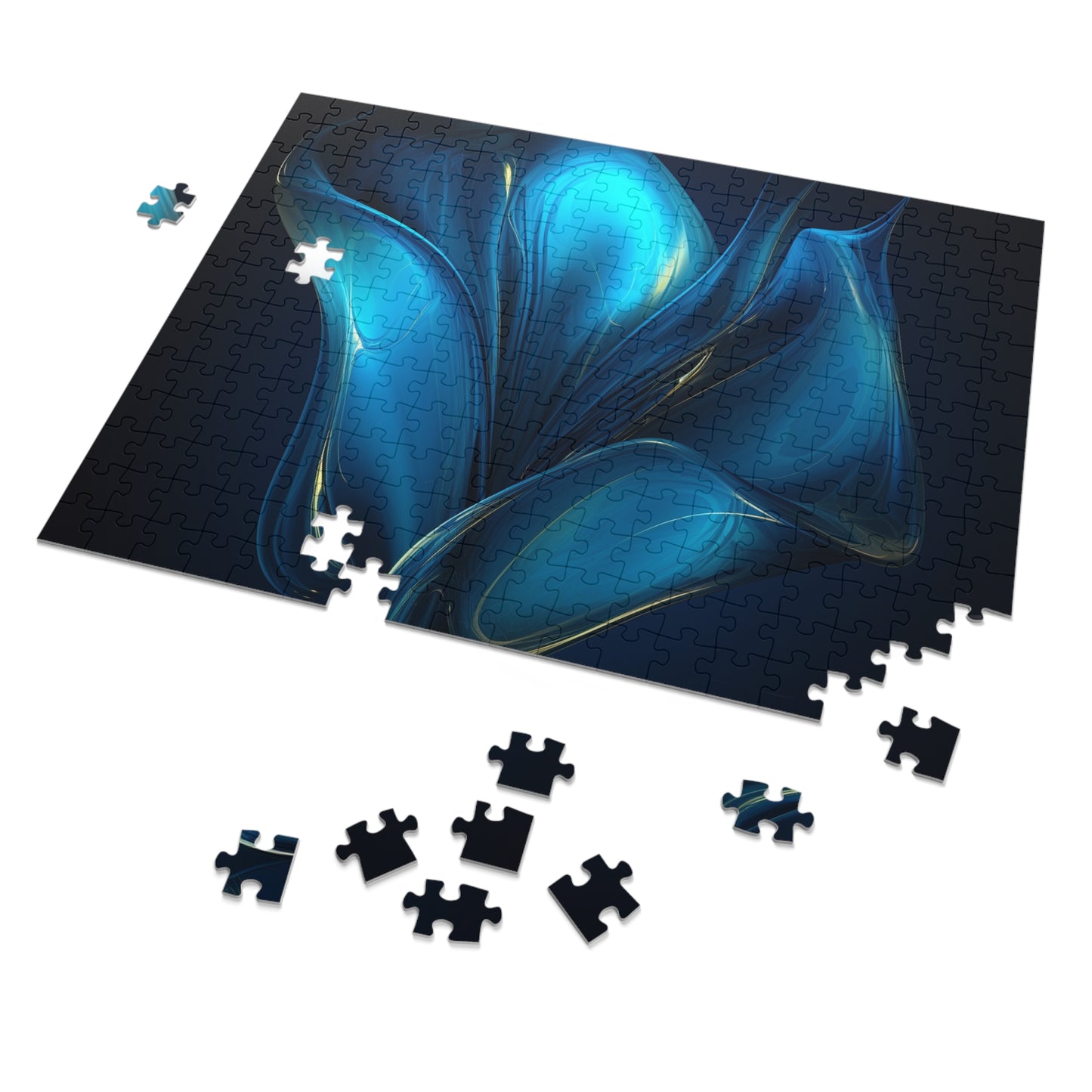 Jigsaw Puzzle (30, 110, 252, 500,1000-Piece) Abstract Blue Tulip 2