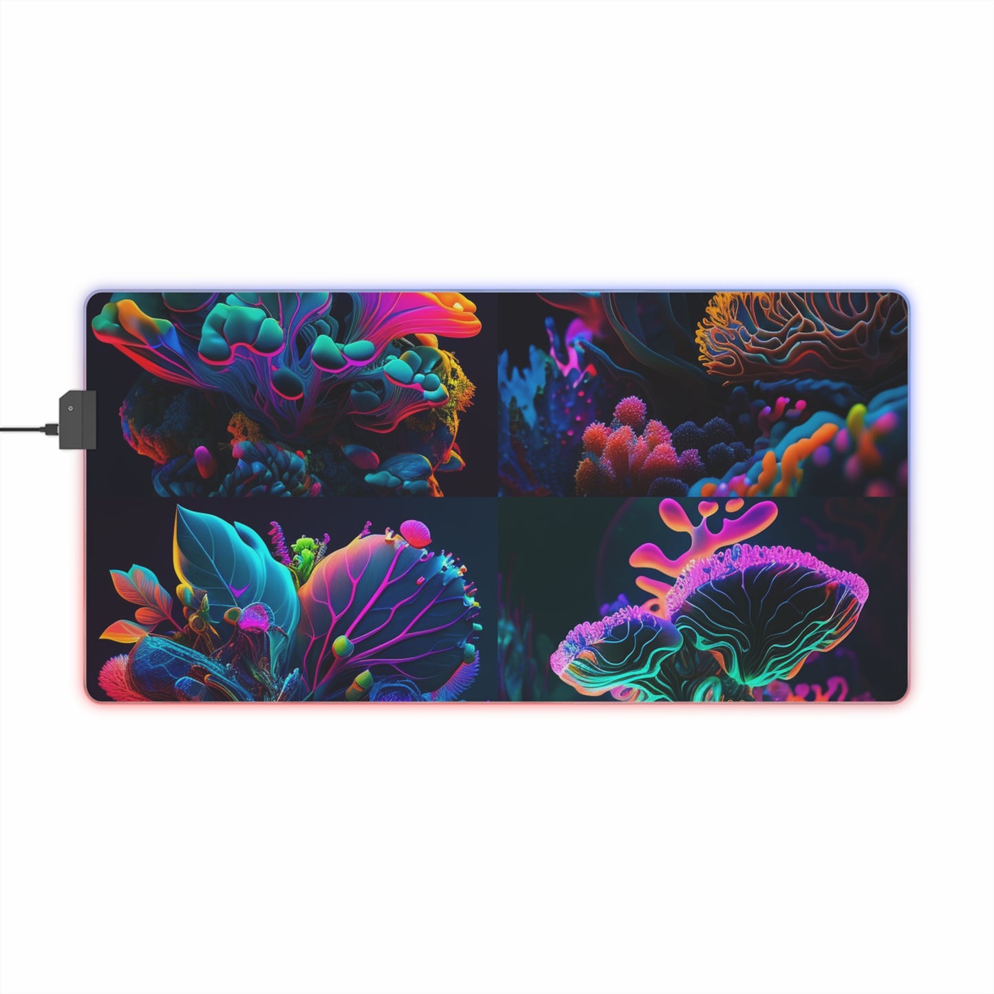 LED Gaming Mouse Pad Macro Coral Reef 5