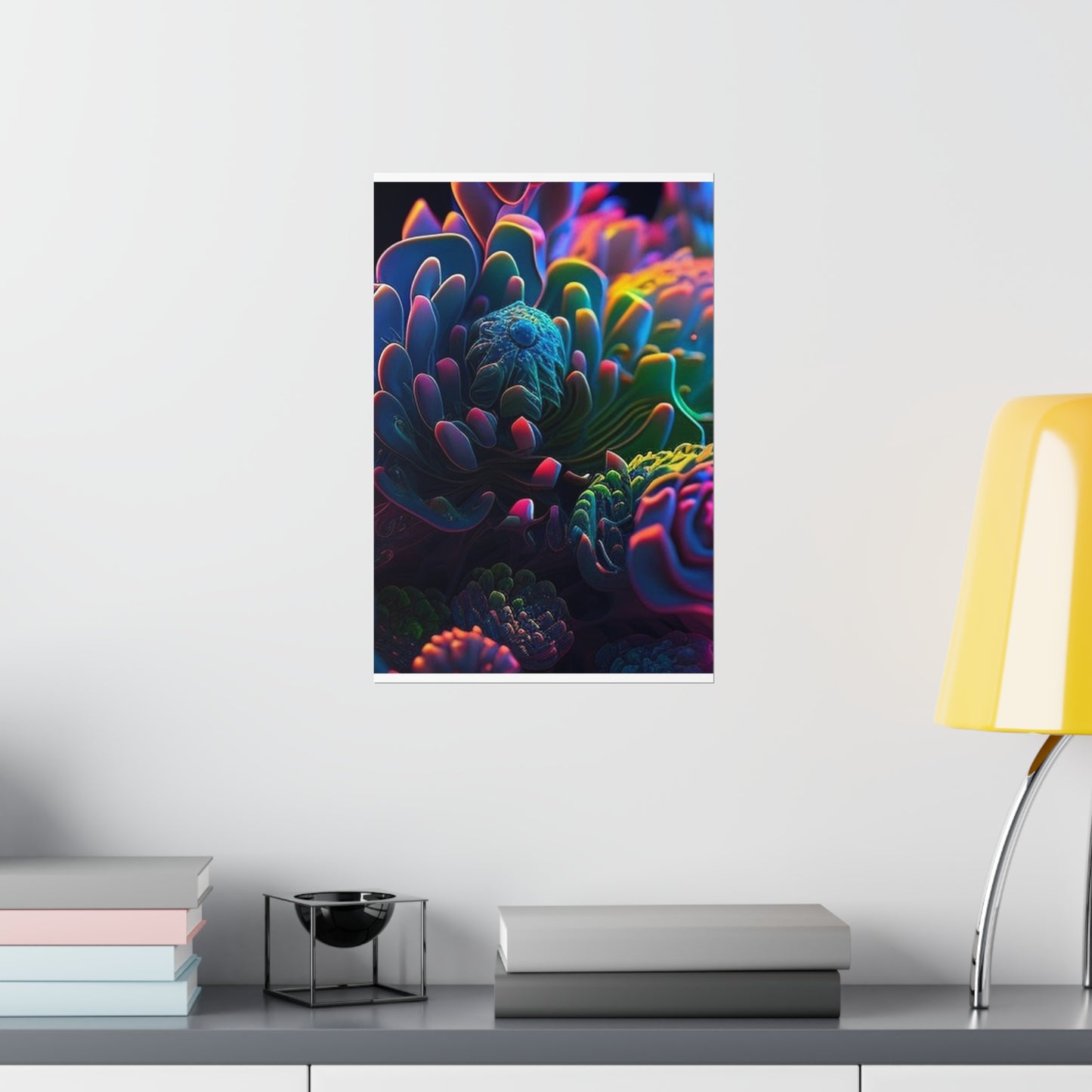 Premium Matte Vertical Posters Ocean Life Macro 4