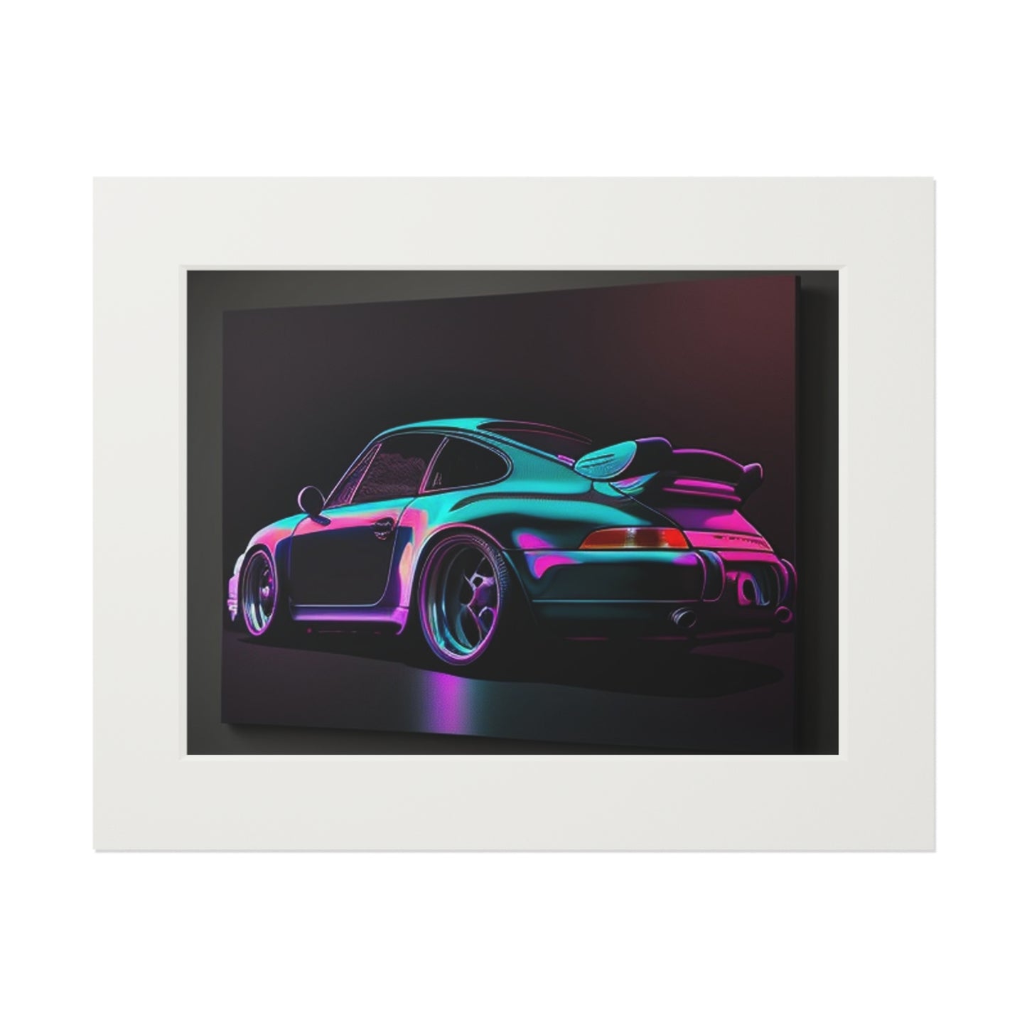 Fine Art Prints (Passepartout Paper Frame) Porsche Purple 1