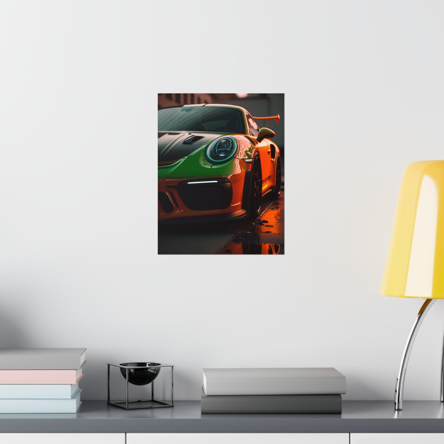 Premium Matte Vertical Posters porsche 911 gt3 2