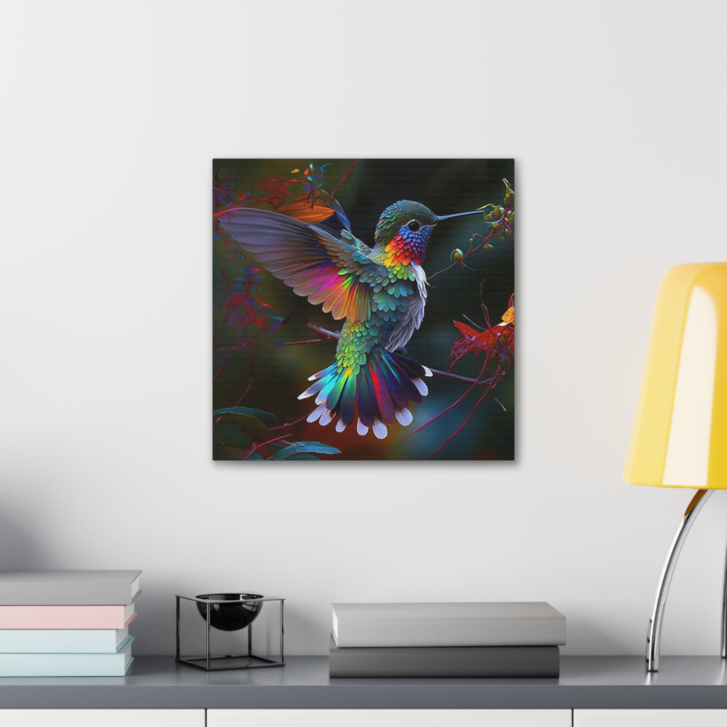 colorful hummingbird bright